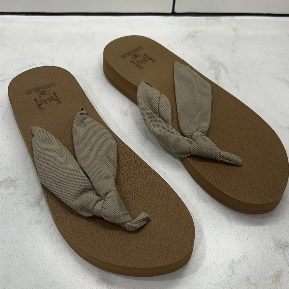 KuaiLu Flip Flops for Women with‎ Arch Support Yoga Mat Comfortable Beach 8 NWT